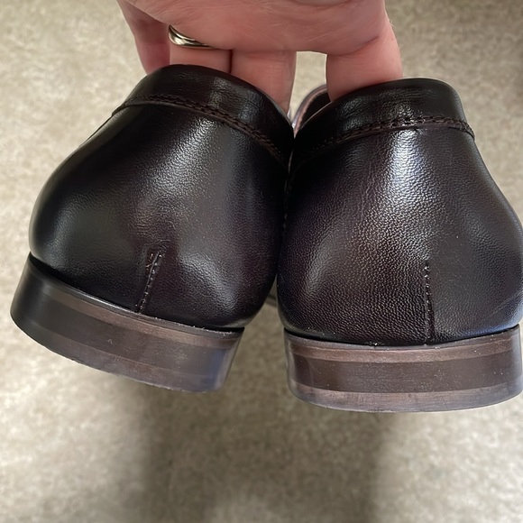 David Eden Crocodile Mens Loafers Brown Sz 10 Old Money Fratboy - Picture 8 of 8